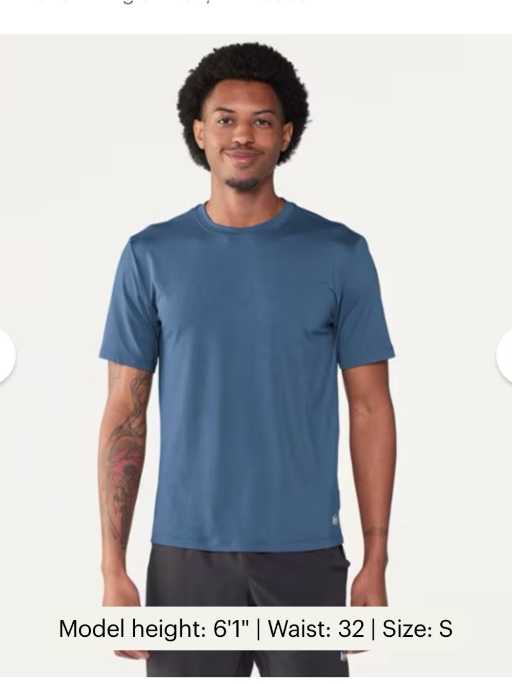 REI Active Pursuits Men's Short-Sleeve Crew Tee in Saragasso Sea / Navy Blue